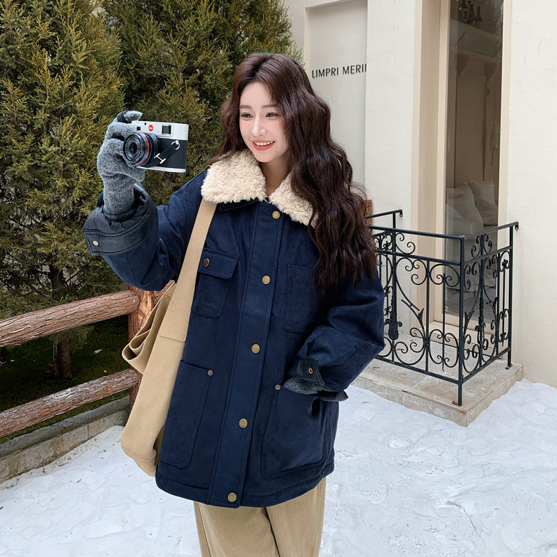 [新款】工装风羊羔毛翻领羽绒服005-6110-P285-K428,商品下架区,浙宝005