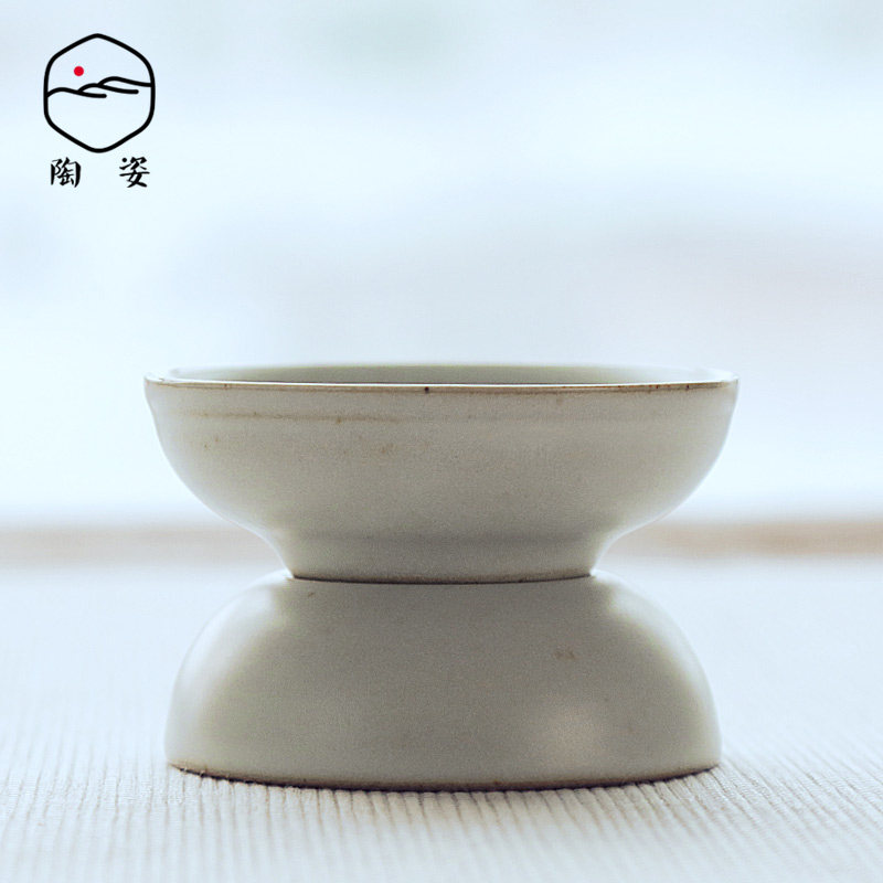陶姿 汝窑茶漏茶滤 手工陶瓷过茶滤