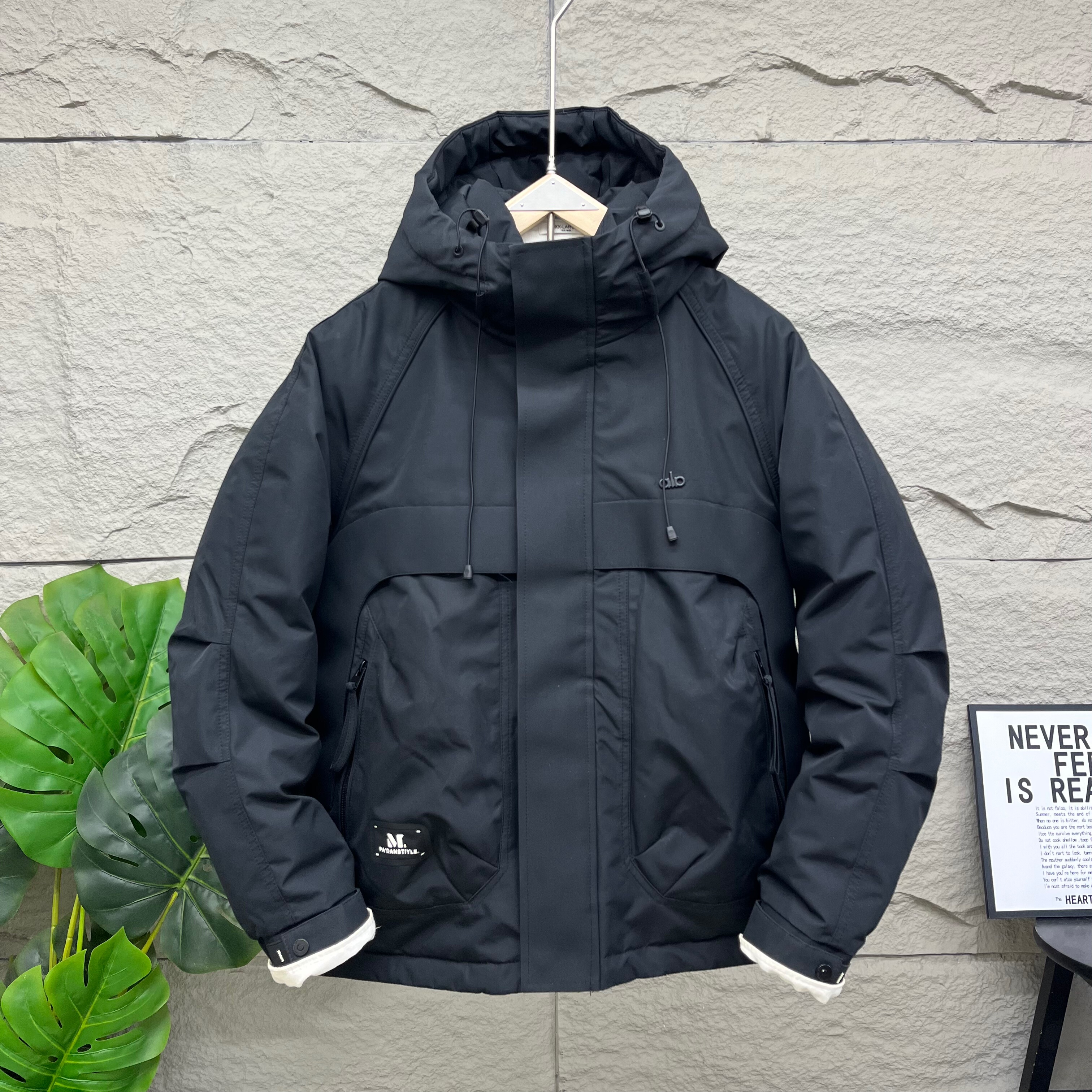 男士羽绒服冬季新款加厚白鸭绒外套轻奢连帽工装防寒保暖派克服男