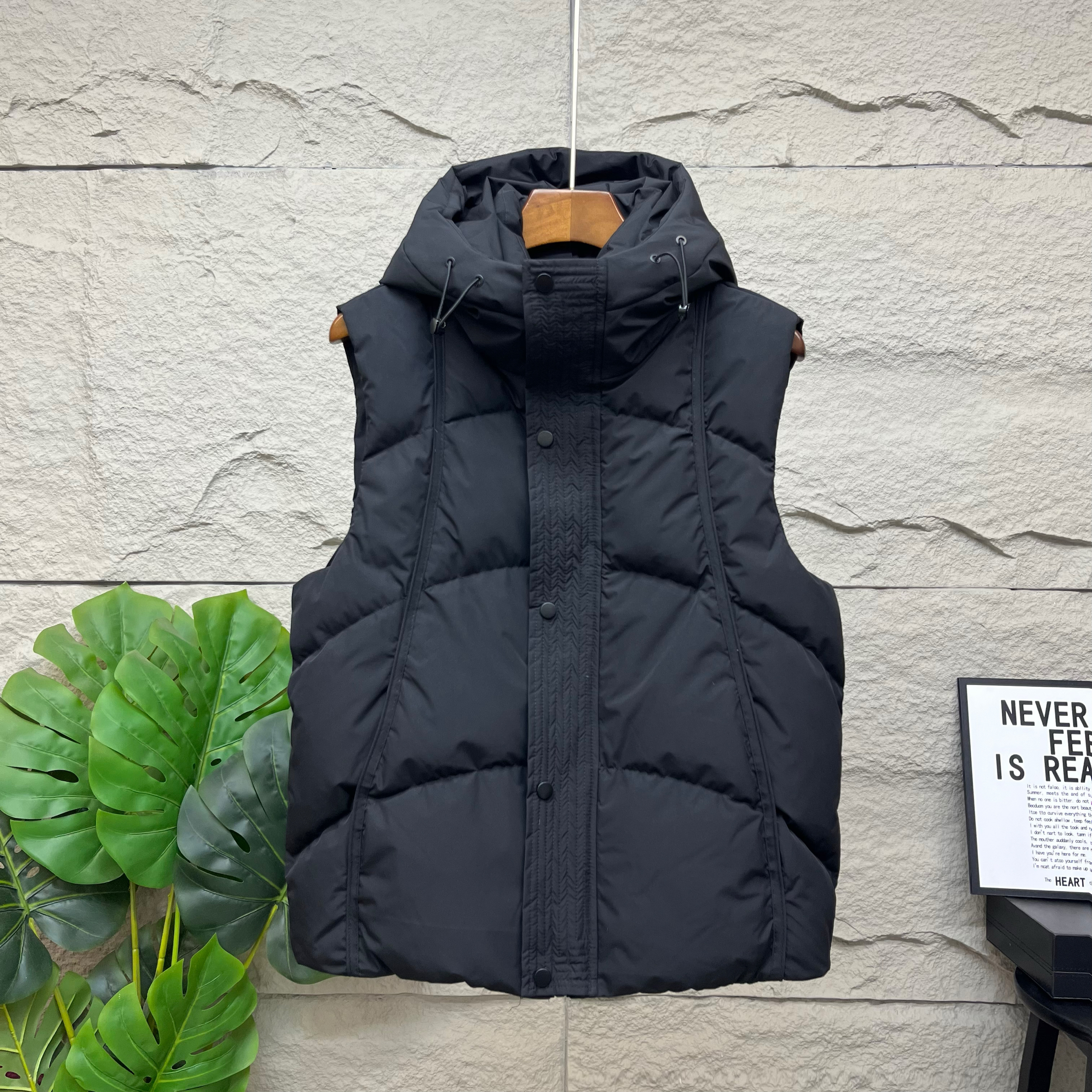 男士工装连帽棉马甲2025冬季新款加厚保暖无袖坎肩背心加棉马夹男