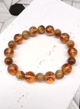 天然黄塔晶虎眼石手链女款手串时尚百搭饰品礼物送女友闺蜜