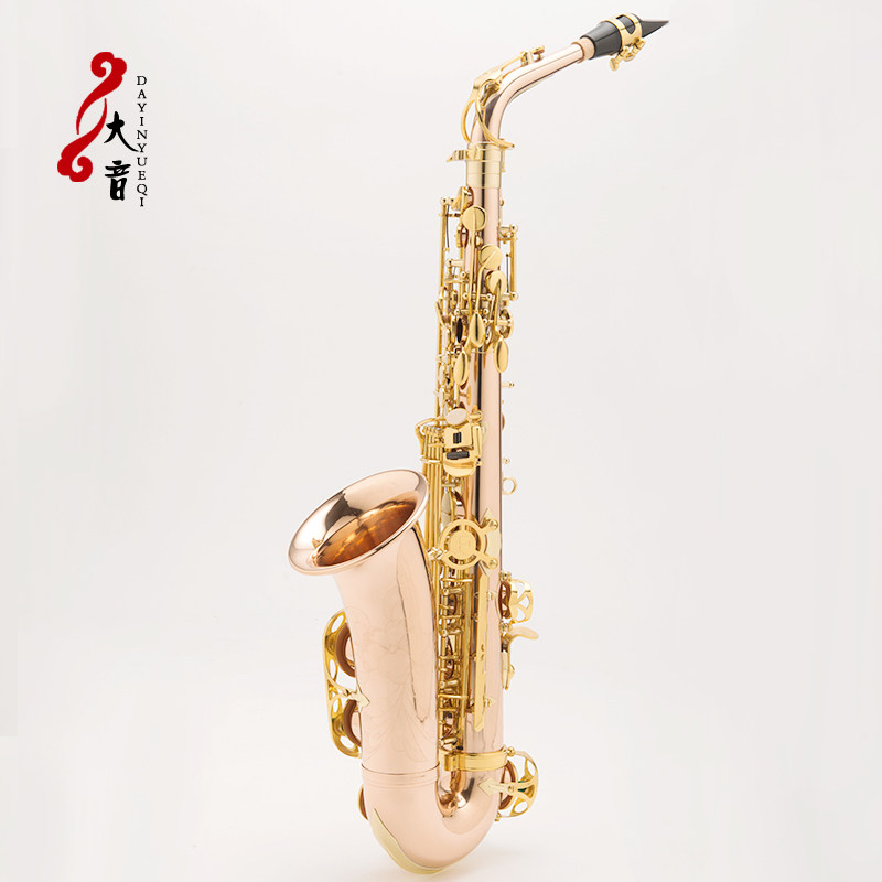 乐队演奏西洋乐器降E调磷铜管体中音萨克斯风拉丝磷铜雕花FAS-788