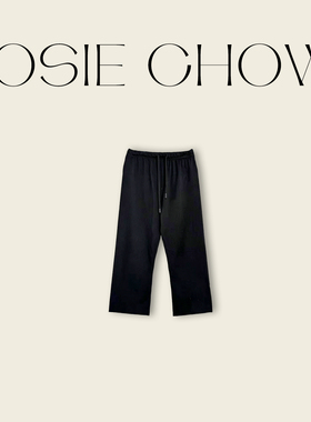 JOSIE CHOW【莫代尔棉】夏季八分直筒休闲裤阔腿运动裤女LL880408
