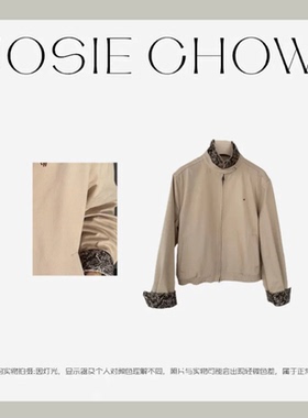 JOSIE CHOW【腰果花】女款秋冬设计小马老钱风夹克外套。RL122183