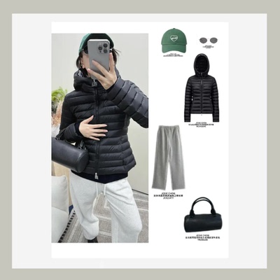 JOSIE CHOW【蒙家】女bady经典修身白鹅绒羽绒服外套MC0401046