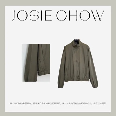 JOSIE CHOW【旅行夹克】秋冬新款休闲设计师立领外套。LP806004