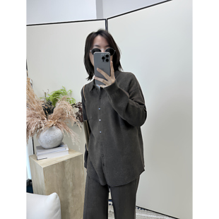 JOSIE CHOW【漫不经心】极简轻奢羊毛衣 RW233503/直筒裤RW613503