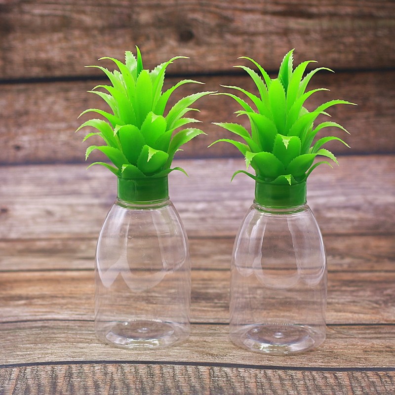 旺来塔糖配件仿真手工菠萝叶创意礼品 装饰品塑料瓶菠萝叶子套装