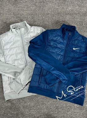 NIKE耐克 女子运动秋冬训练跑步保暖棉服外套DD6062-460-073