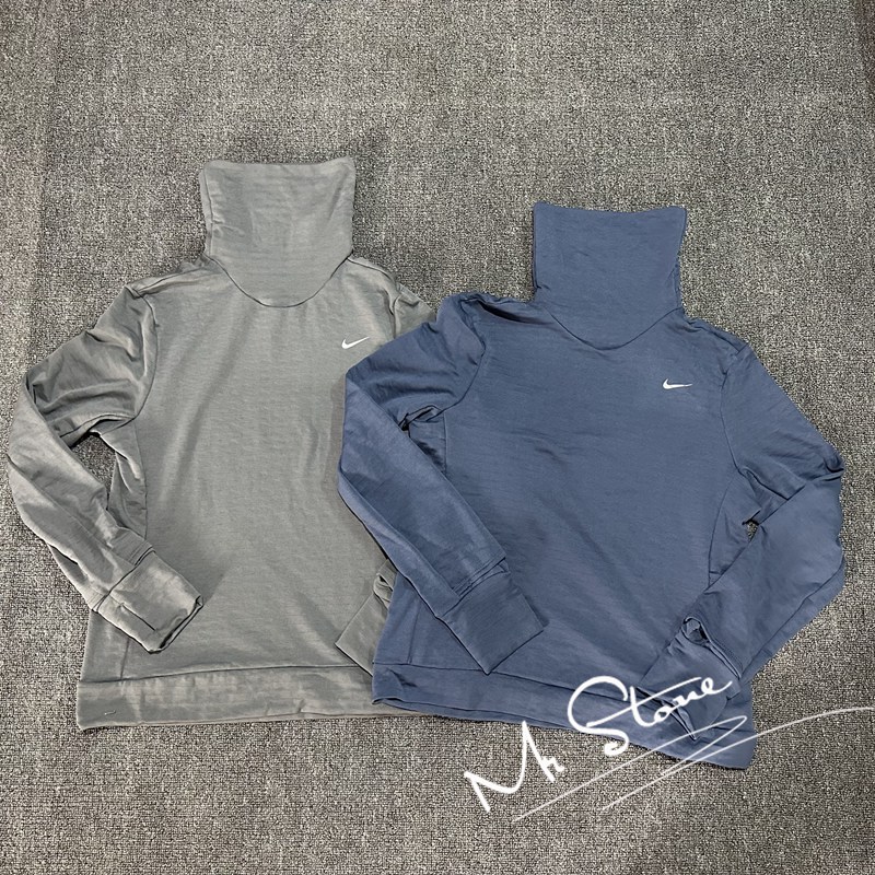 NIKE/耐克 女子运动速干抓绒保暖跑步套头长袖T恤FB5307-491-084