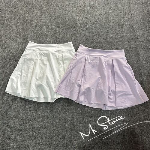 NIKE/耐克 女子运动速干百褶裙跑步训练网球裙DD0351-100-010