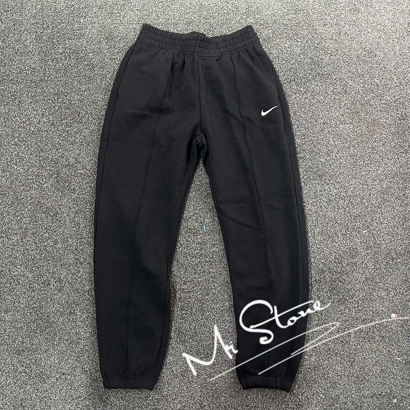 耐克女子加绒宽松收脚运动休闲