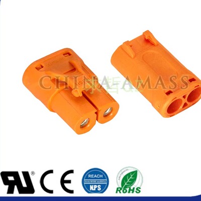 压线Amass直流插头LCB30平替泰科安德森MOLEX进口连接冷压式