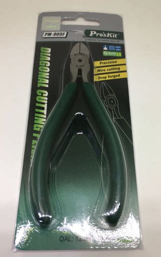 台湾宝工Pro'skit PM-905F 高碳钢强力精密斜口钳 进口斜嘴钳