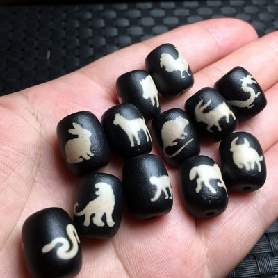 生肖玛瑙天珠桶珠散珠dir配珠