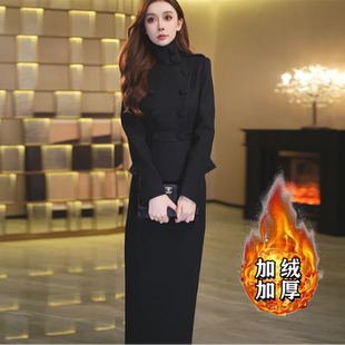 显瘦百搭套装 洋气修身 2755 两件套2025冬新款 加绒加厚气质时尚