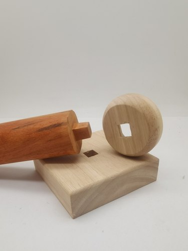 管脚榫榫卯部件木作木工课件经典榫卯结构建筑榫传统手工课堂体验