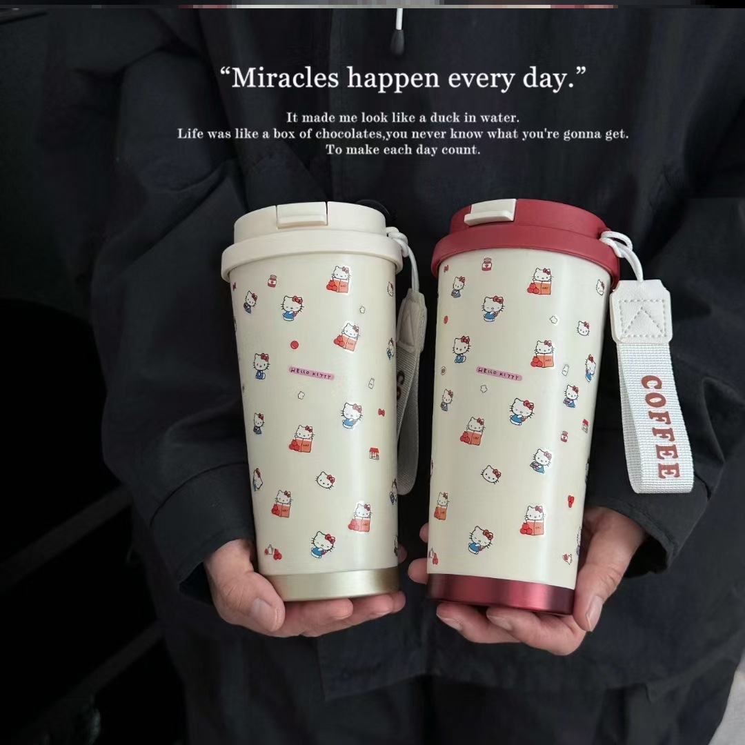 保温杯咖啡杯外出携带红色十大名牌运动暖水热水水杯宿舍家用商用