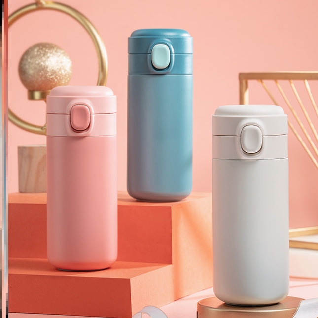 保温杯宿舍不锈钢焖茶泡茶口袋成人高端高颜值咖啡杯老式经典红色