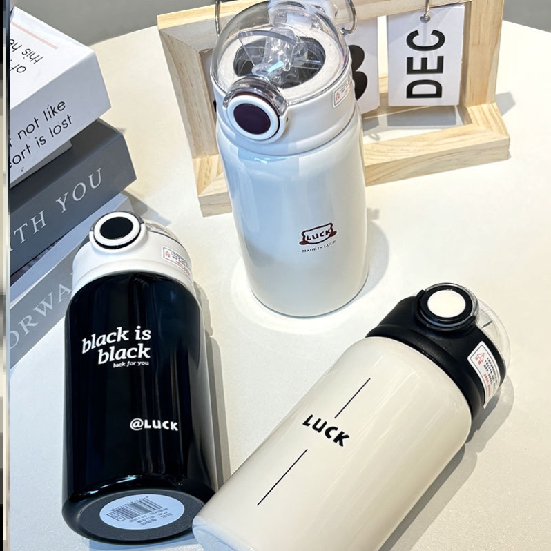 保温杯热销榜家用商用不锈钢吸管运动女生男生结婚一对红色户外