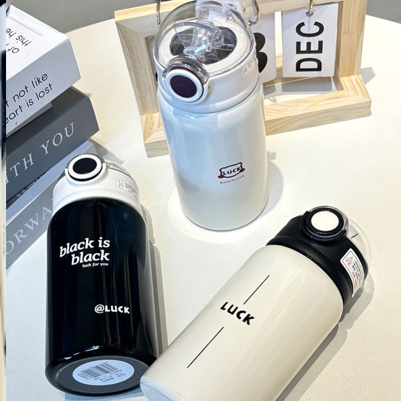 保温杯2026新款25年焖茶泡茶小巧便携水杯吸管暖水热水红色高颜值