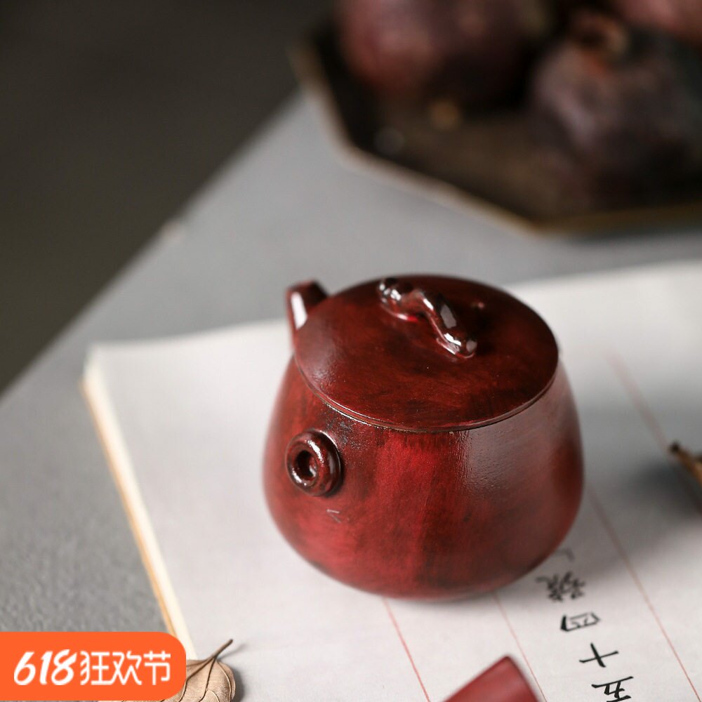功夫茶具陶瓷茶壶 妙峰纯手工手抓壶宝瓶 盖碗泡茶器家用过滤单壶