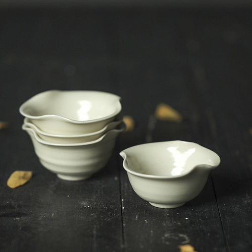 陶艺云朵杯小品杯女士茶器纯手工