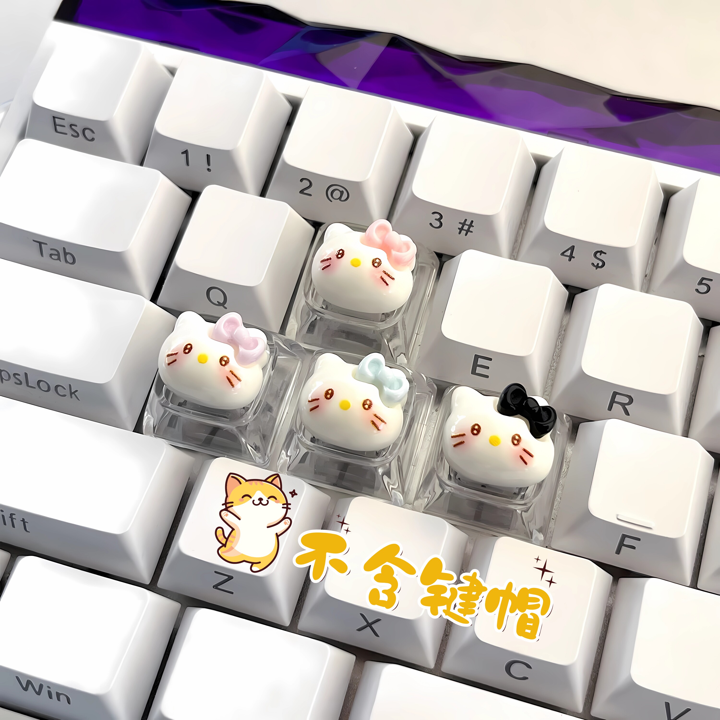 热卖新品kt猫美甲打字贴