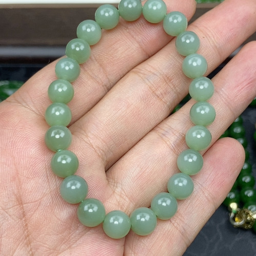 俄碧粉青卡8mm手串