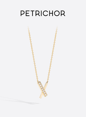 PETRICHOR® X系列 18k金钻石项链