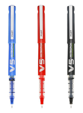 PILOT百乐墨囊中性笔盒装升级版签字水笔学生BXC-V5  HI-TECPOINT