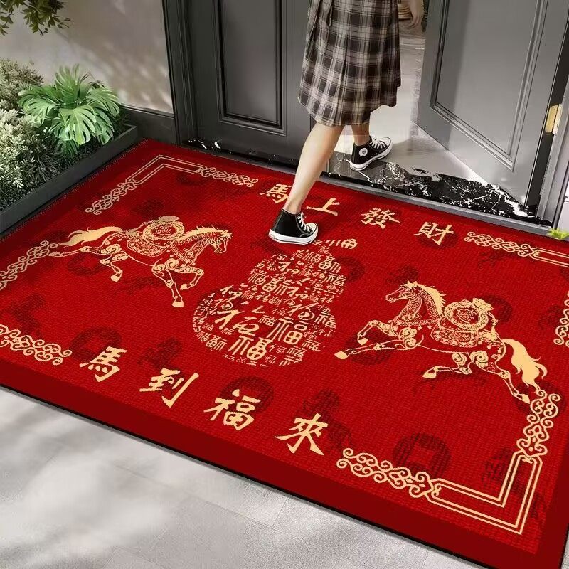 硅藻泥入户门新年地垫别墅豪宅门口地毯高档耐脏吸水玄关脚垫子,居家布艺,入户地垫,淘宝优惠券,粉丝福利购,淘宝优惠卷