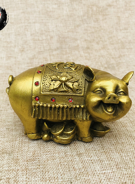 古城纯铜纳福招财风水工艺品