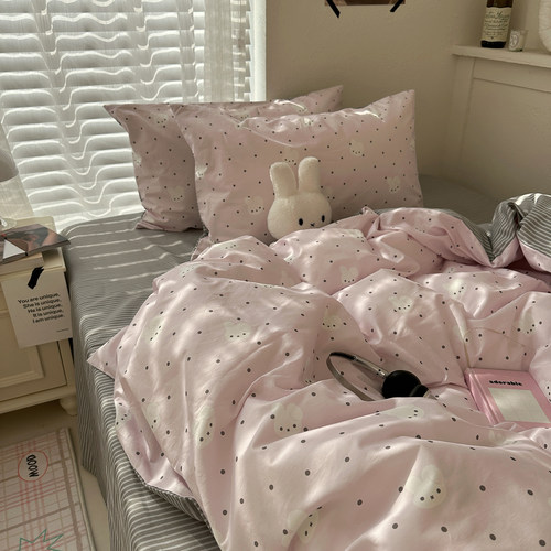 卡通全棉四件套床单床笠款纯棉