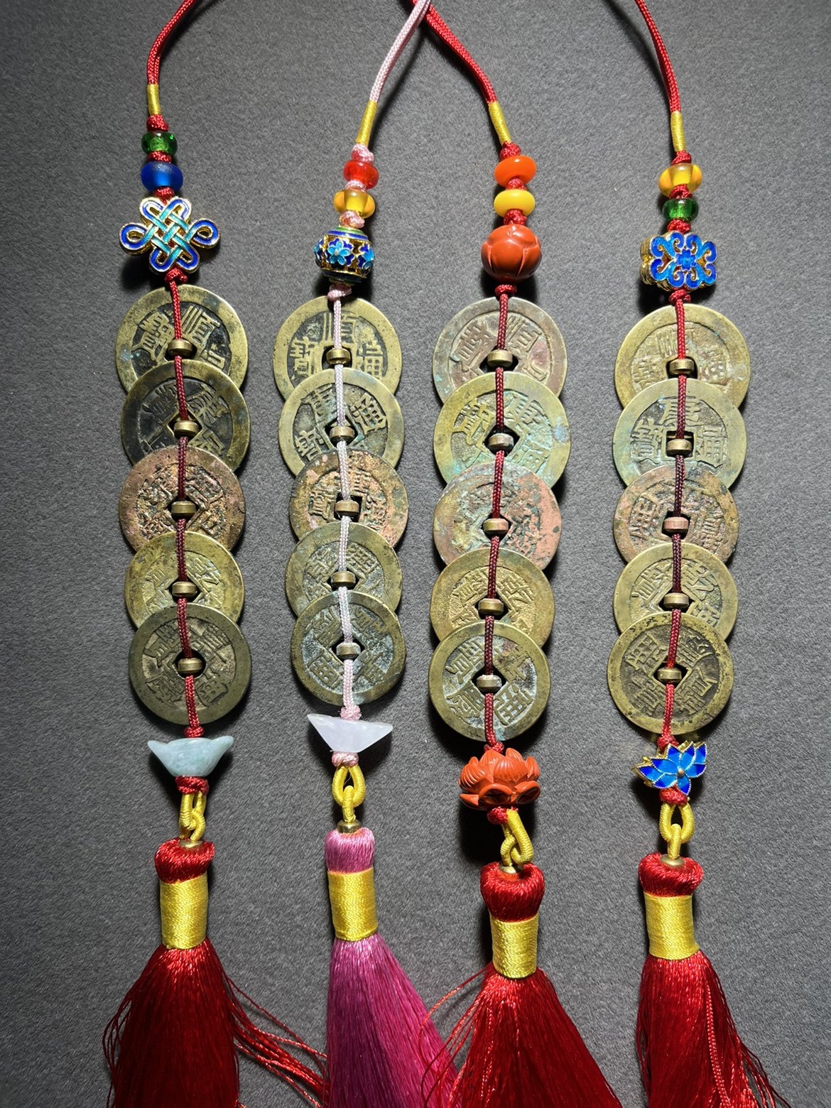 浙泉五帝钱 挂件 顺治康熙雍正 真品古钱币铜钱麻钱收藏公博华夏