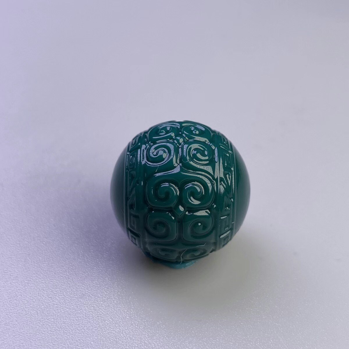 玉化新款上市雪巴琉璃二代绿松回