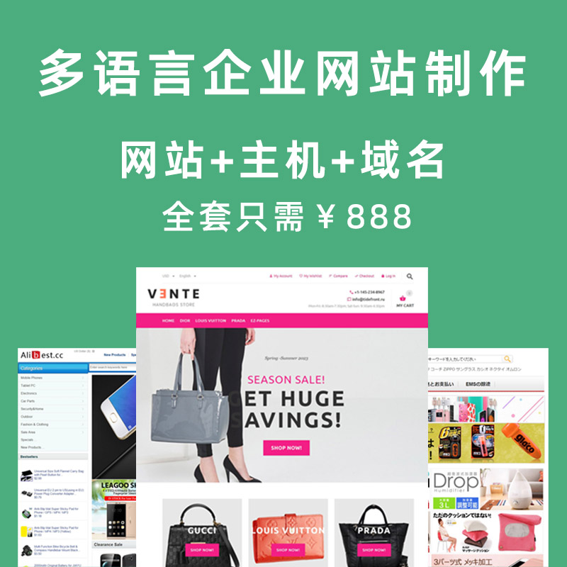 企业网站制作公司网站搭建制作定制开发设计网站独立站商城外贸