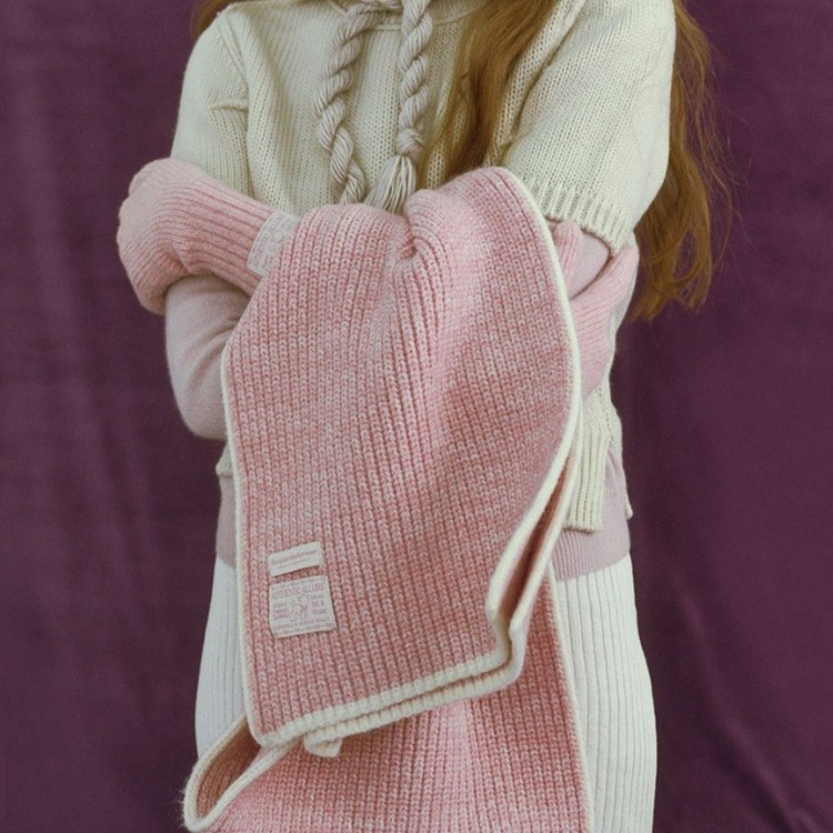 yuri在韩国代购*rockfish25秋冬针织围巾围脖 简约百搭感单品