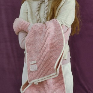 yuri在韩国代购 简约百搭感单品 rockfish25秋冬针织围巾围脖