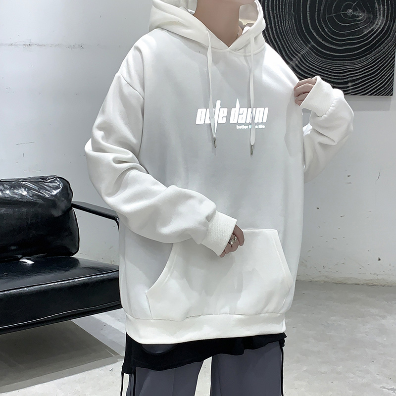 2021春新款反光印花情侣宽松连帽卫衣xz-221-1-W300，男装卫衣，星座221-1