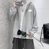 2021春新款运动开衫卫衣连帽反光夹克外套XZ-221-1-J，男装卫衣，星座221-1