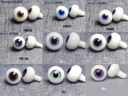 OB11玻璃眼球特价眼纹