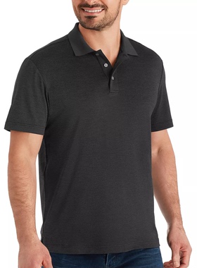 美国进口Member's Mark深灰色冰凉网纱男士短袖高尔夫马球Polo衫