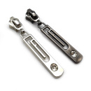 金属拉头 靴饰拉链头长条镶钻高档吊坠拉链片高档时尚 衣服箱包装 鞋