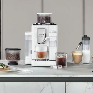 德龙 Delonghi 咖啡机意式全自动咖啡机家用彩触摸屏双豆仓 R5W