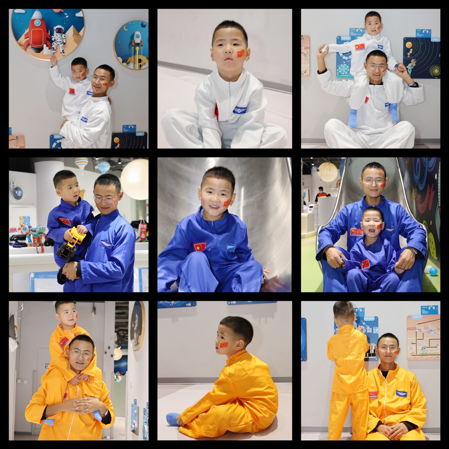 儿童宇航员太空航天员服装我的航天梦幼儿园亲子角色扮演演出服装