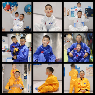 儿童宇航员太空航天员服装我的航天梦幼儿园亲子角色扮演演出服装