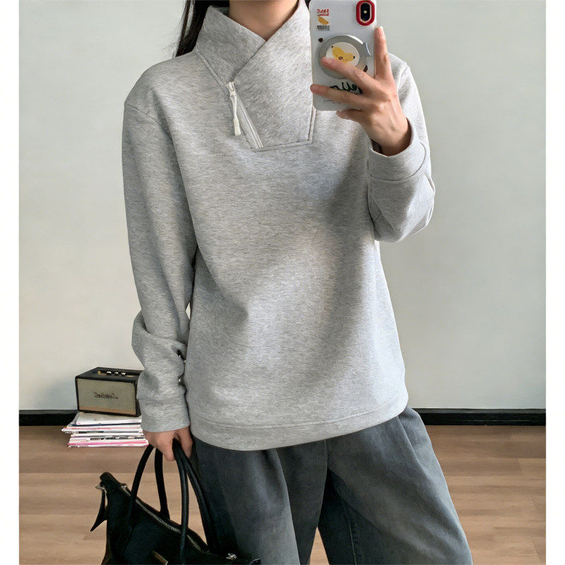 MY春装新款打底衫休闲日常宽松几何长袖T恤男装老钱风卫衣厚外套,男装,卫衣,淘宝优惠券,粉丝福利购,淘宝优惠卷