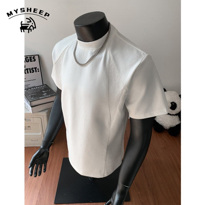 夏季重磅美式复古短袖T恤男上衣