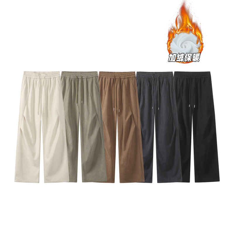 美拉德灯芯绒保暖休闲裤加绒加厚